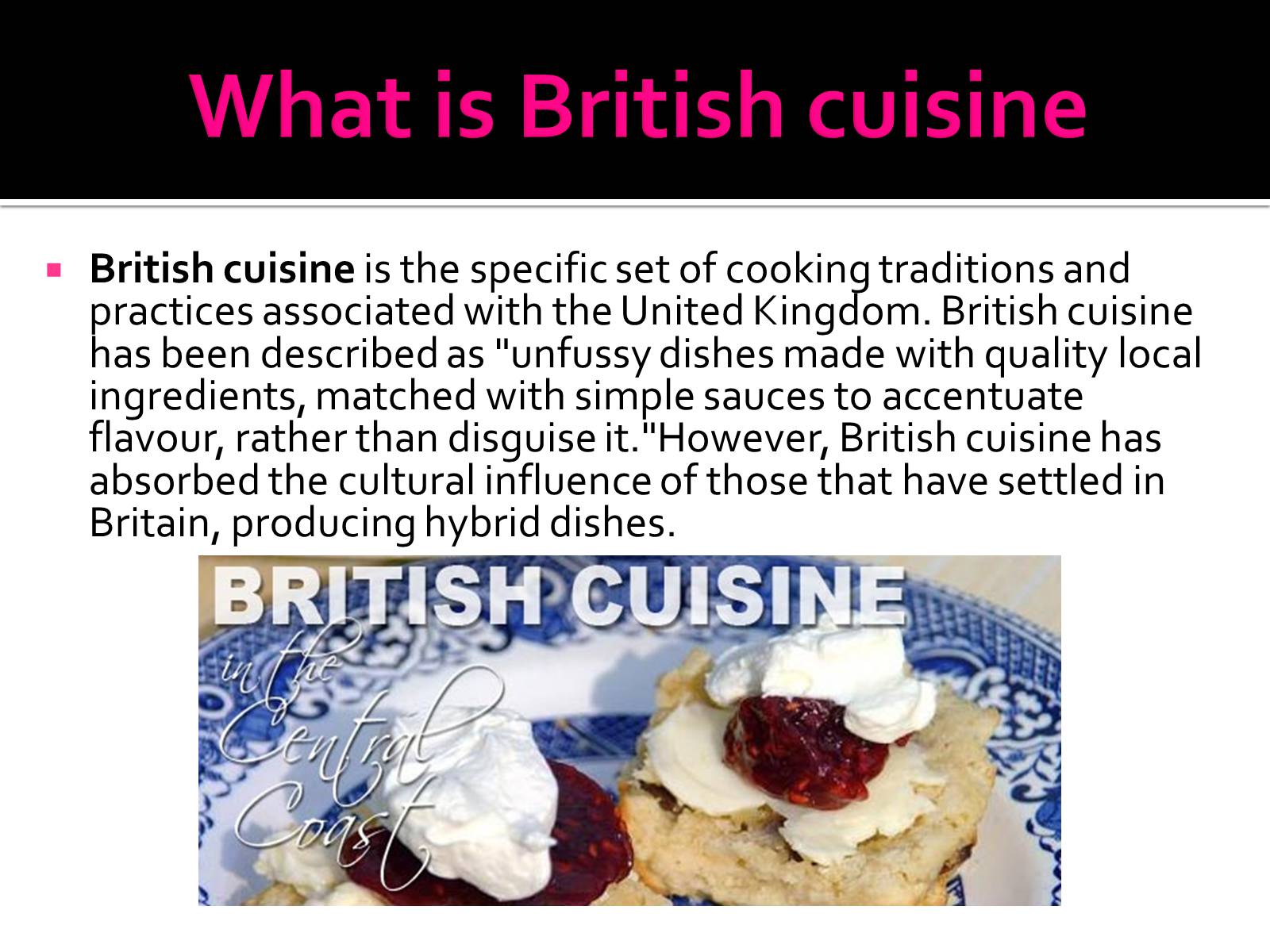 Презентація на тему «British cuisine» (варіант 3) - Слайд #2