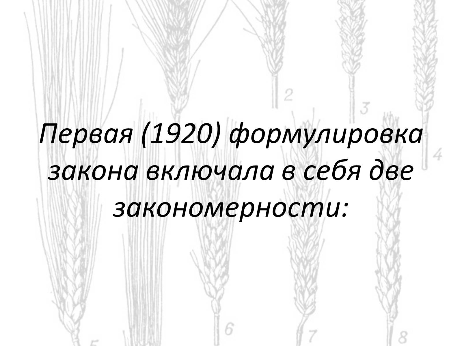 Презентація на тему «Закон гомологических рядов Вавилова» - Слайд #4