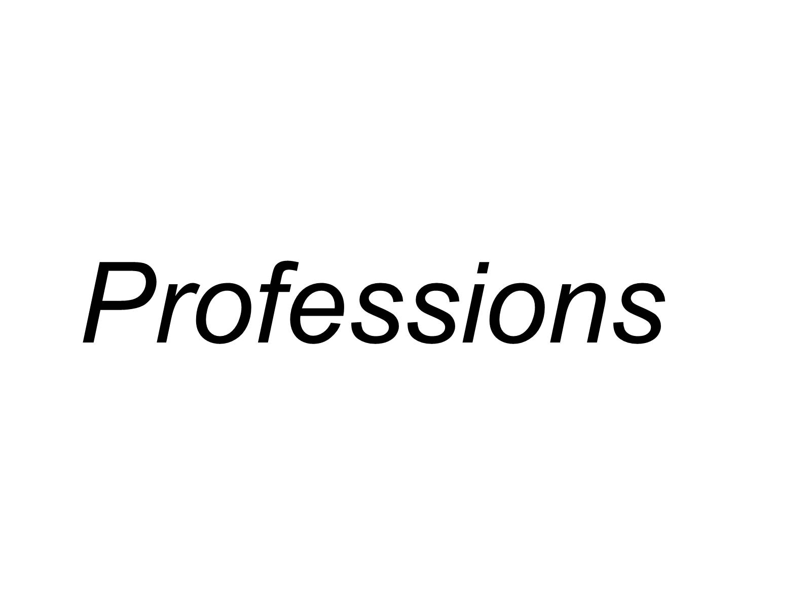 Презентація на тему «Professions» (варіант 1) - Слайд #1