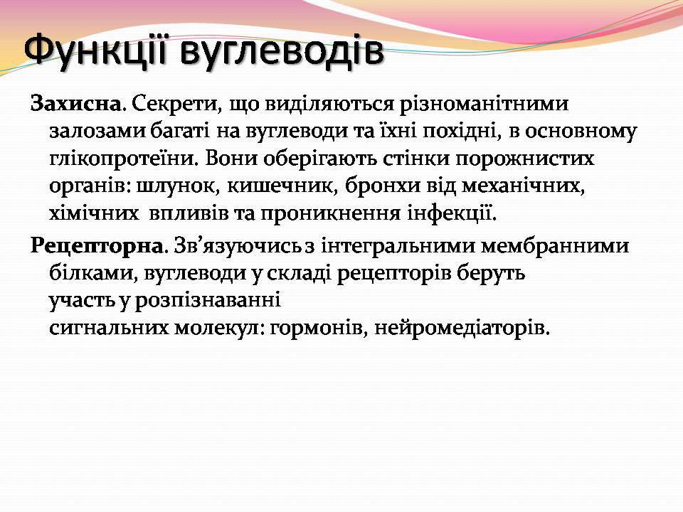 Презентація на тему «Вуглеводи як компоненти їжі, їх роль у житті людини» (варіант 39) - Слайд #13