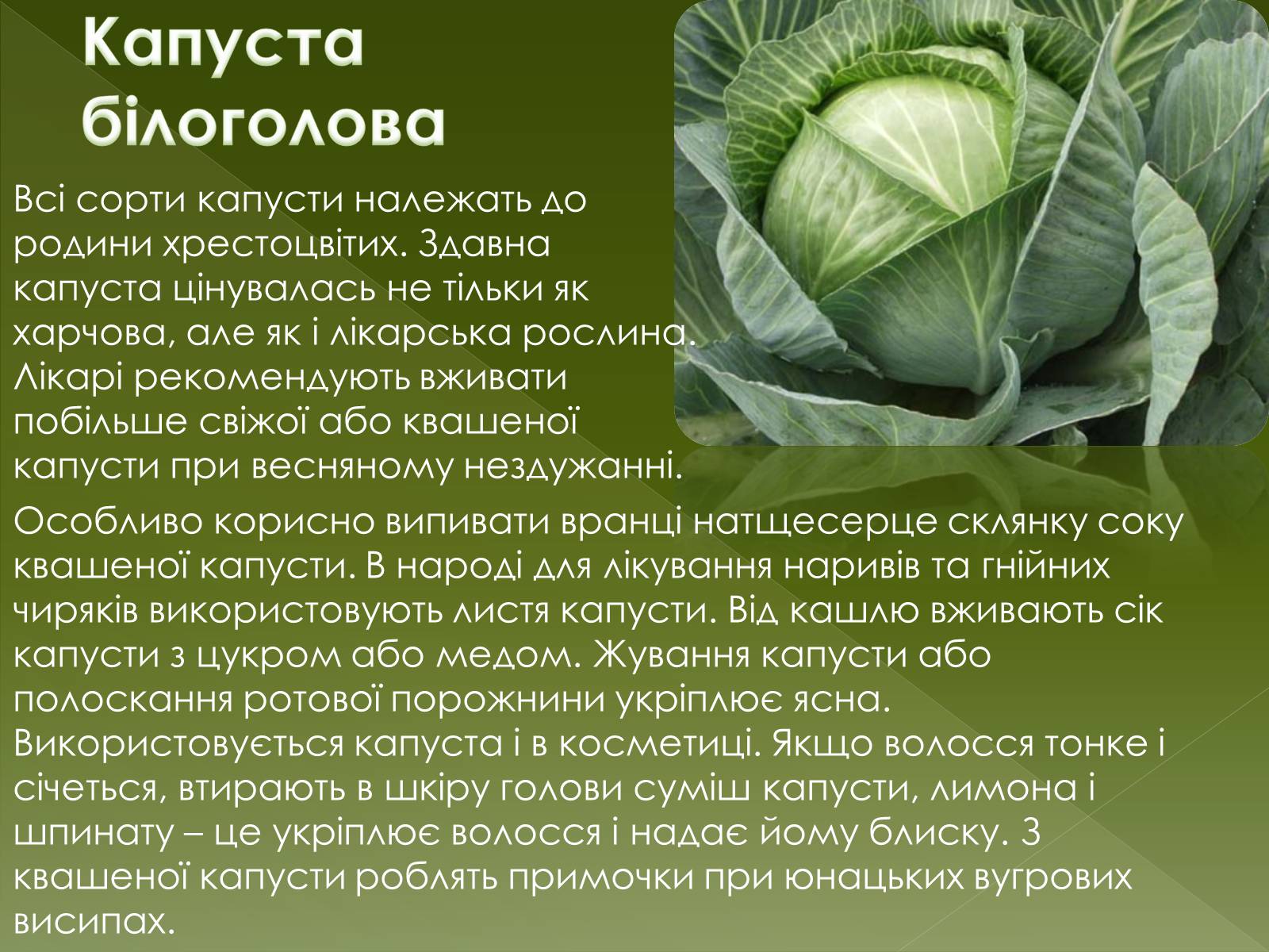 Презентація на тему «Овочеві культури – як лікарські препарати» - Слайд #8