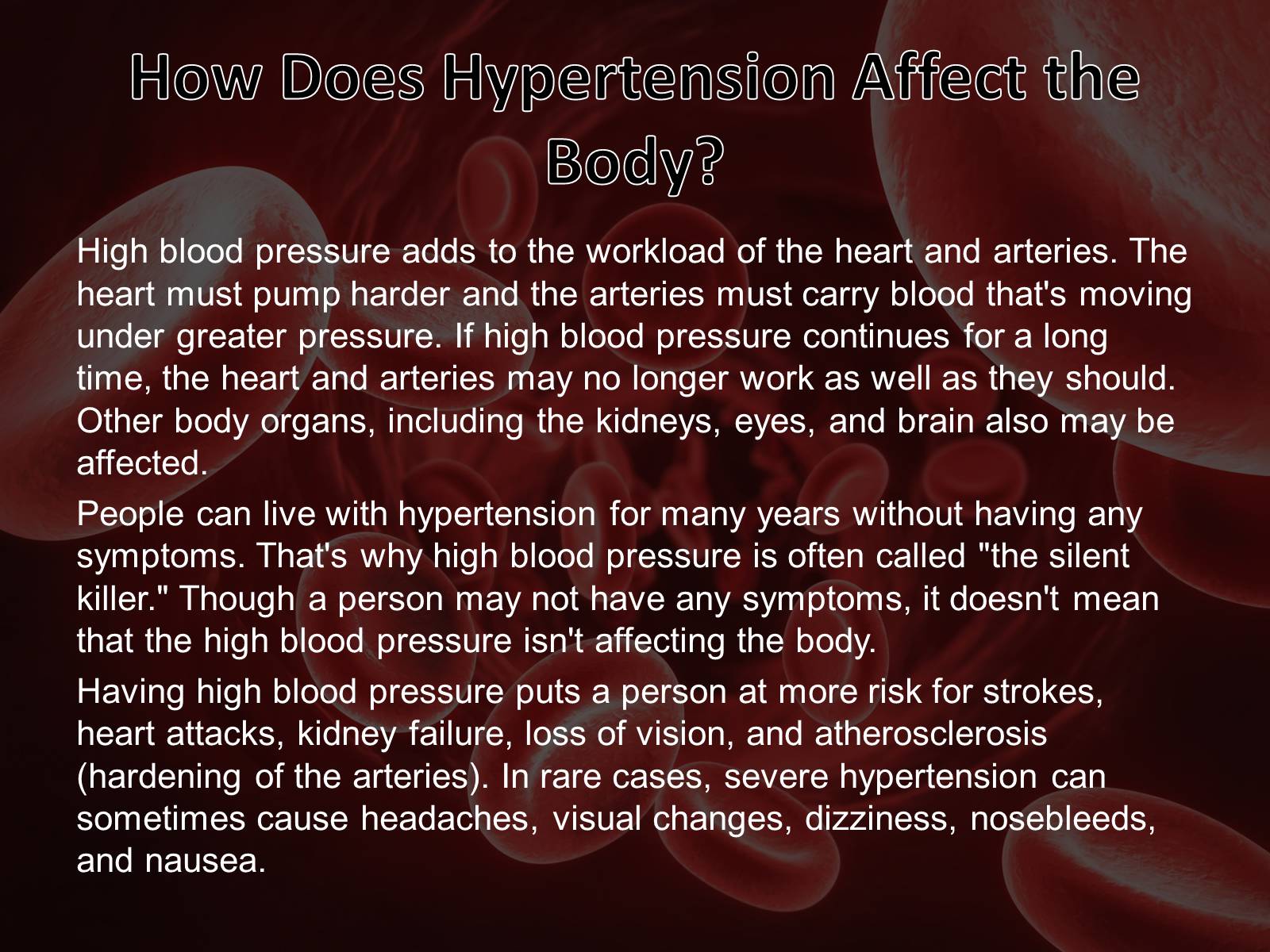 Презентація на тему «Hypertension» - Слайд #4