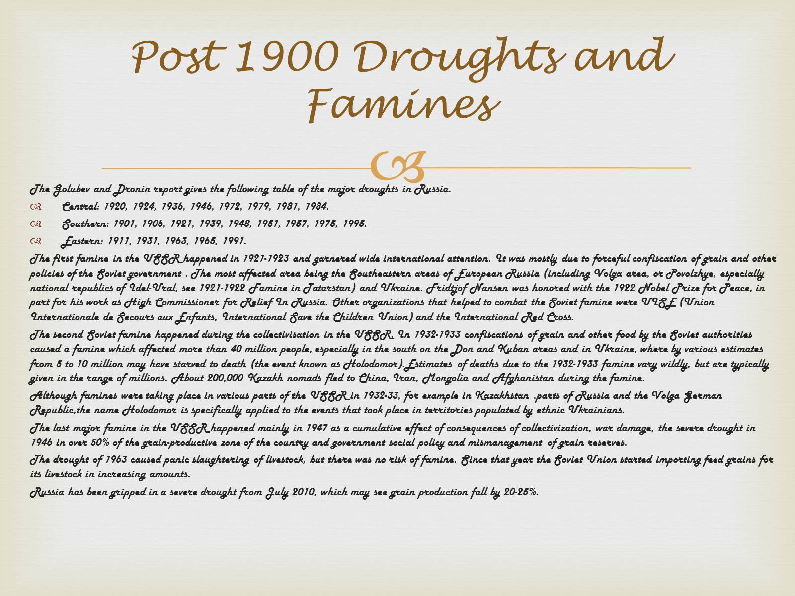 Презентація на тему «Drought And Famine» - Слайд #28