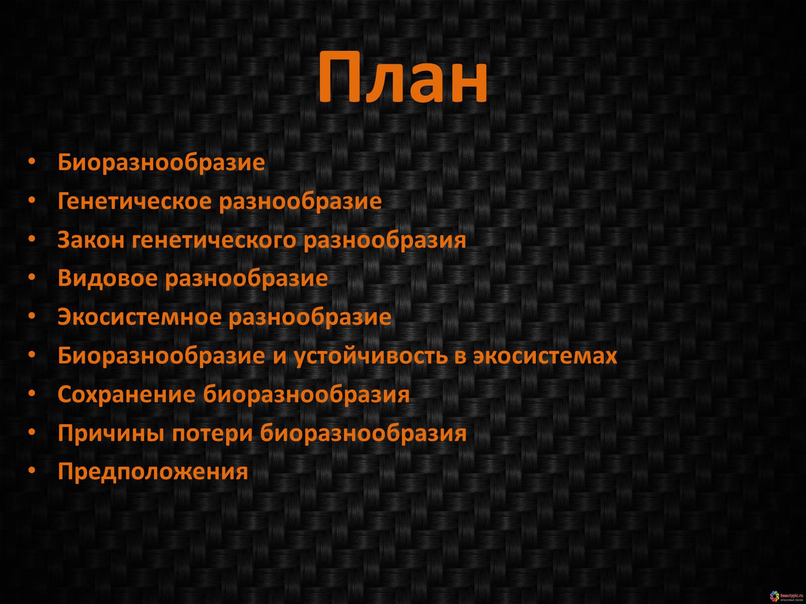 Презентація на тему «Генетическое видовое и экосистемное биоразнообразие» - Слайд #2