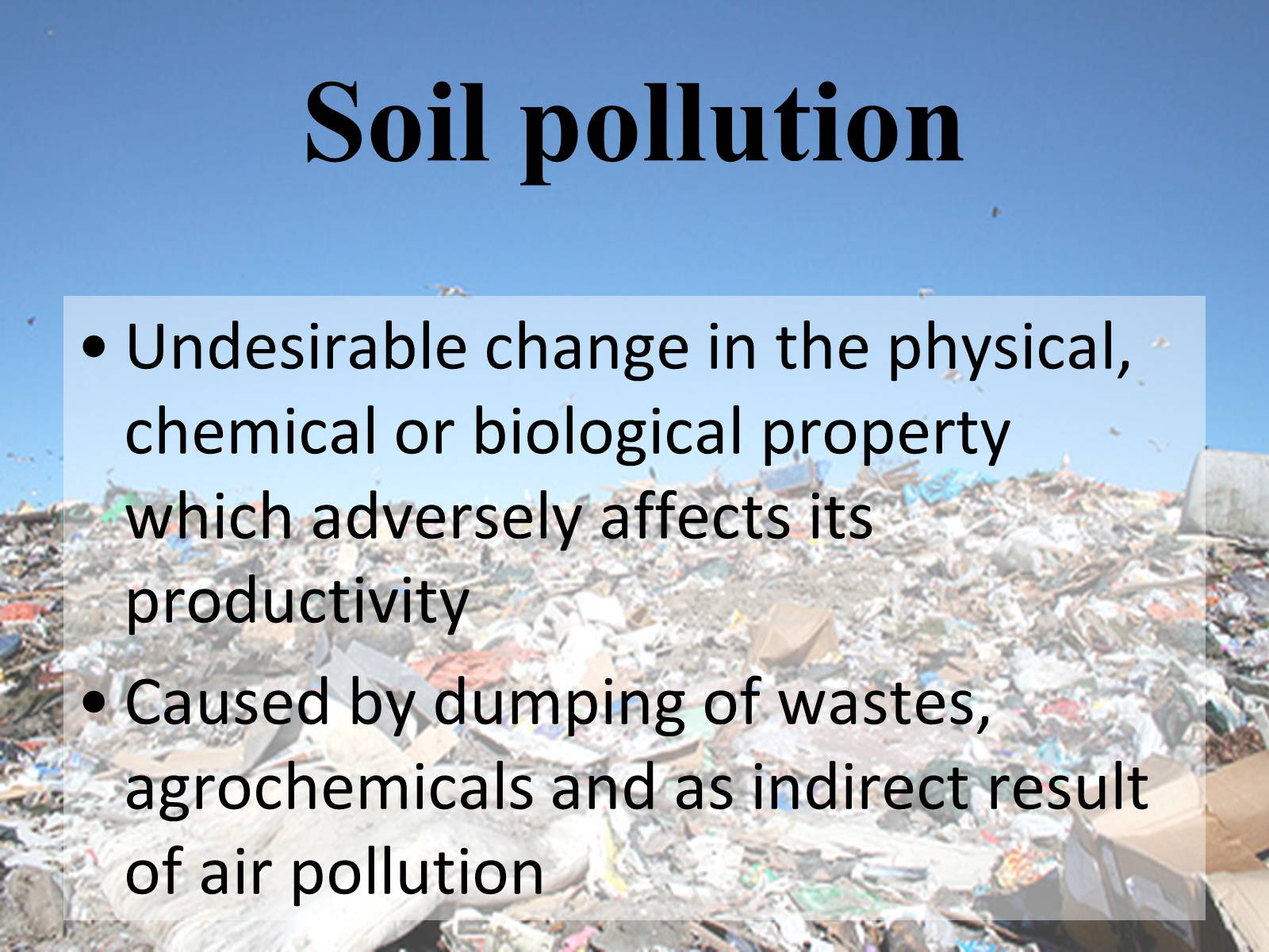 Презентація на тему «Pollution» (варіант 3) - Слайд #7
