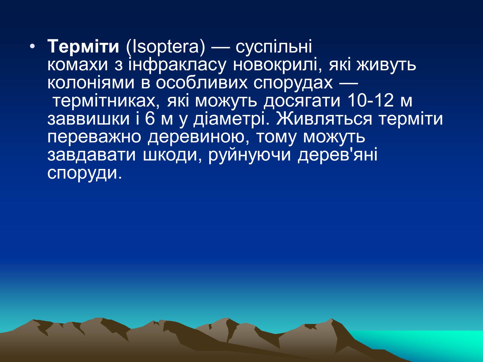 Презентація на тему «Терміти» - Слайд #2