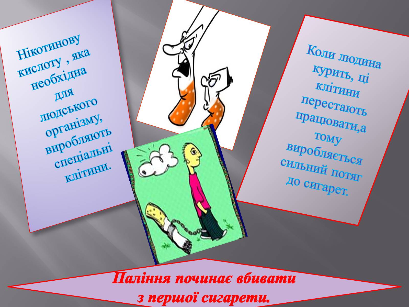 Презентація на тему «Вплив куріння, алкоголю та наркотиків на здоров&#8217;я» - Слайд #3