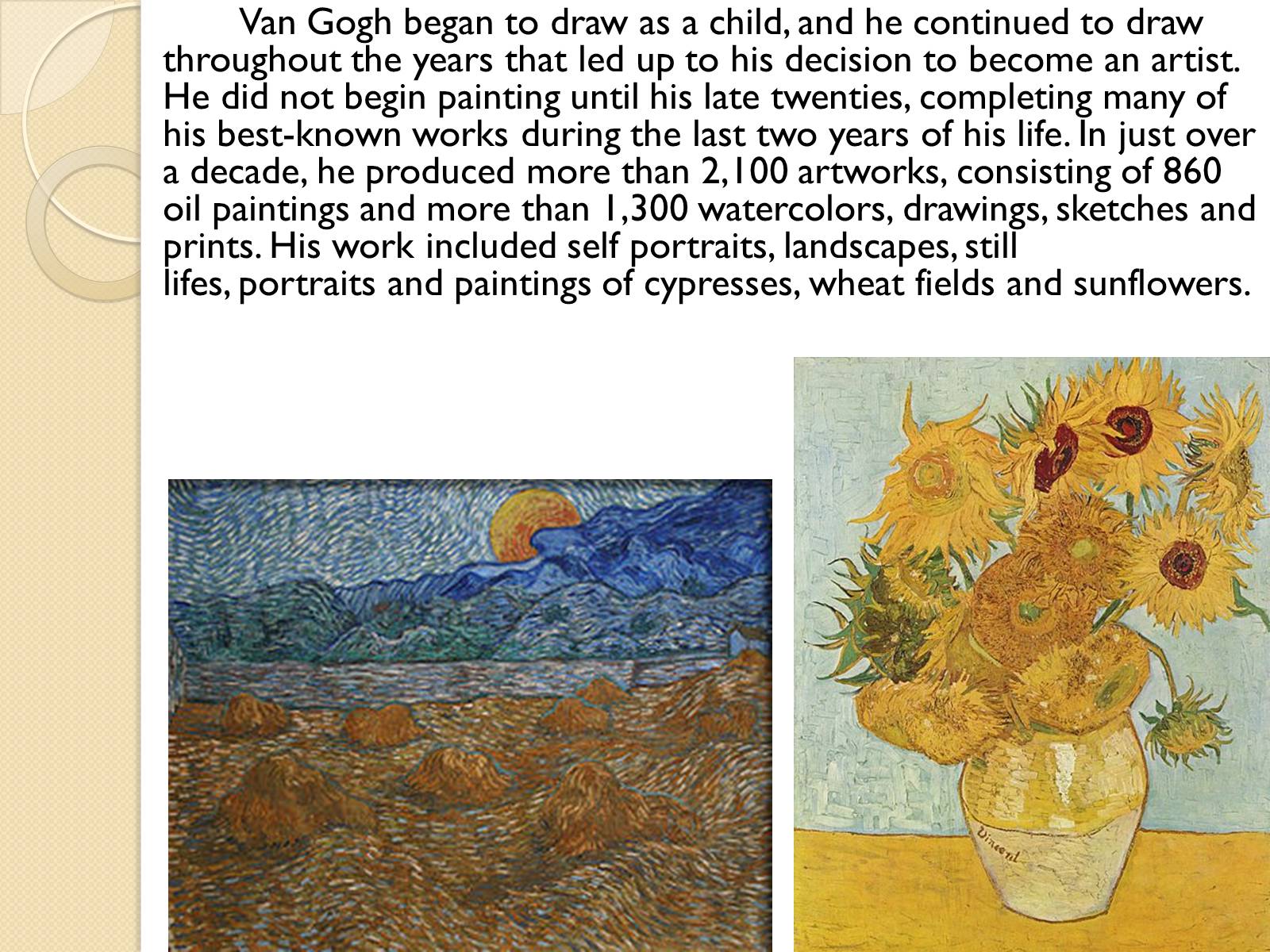 Презентація на тему «Vincent Willem van Gogh» (варіант 1) - Слайд #3