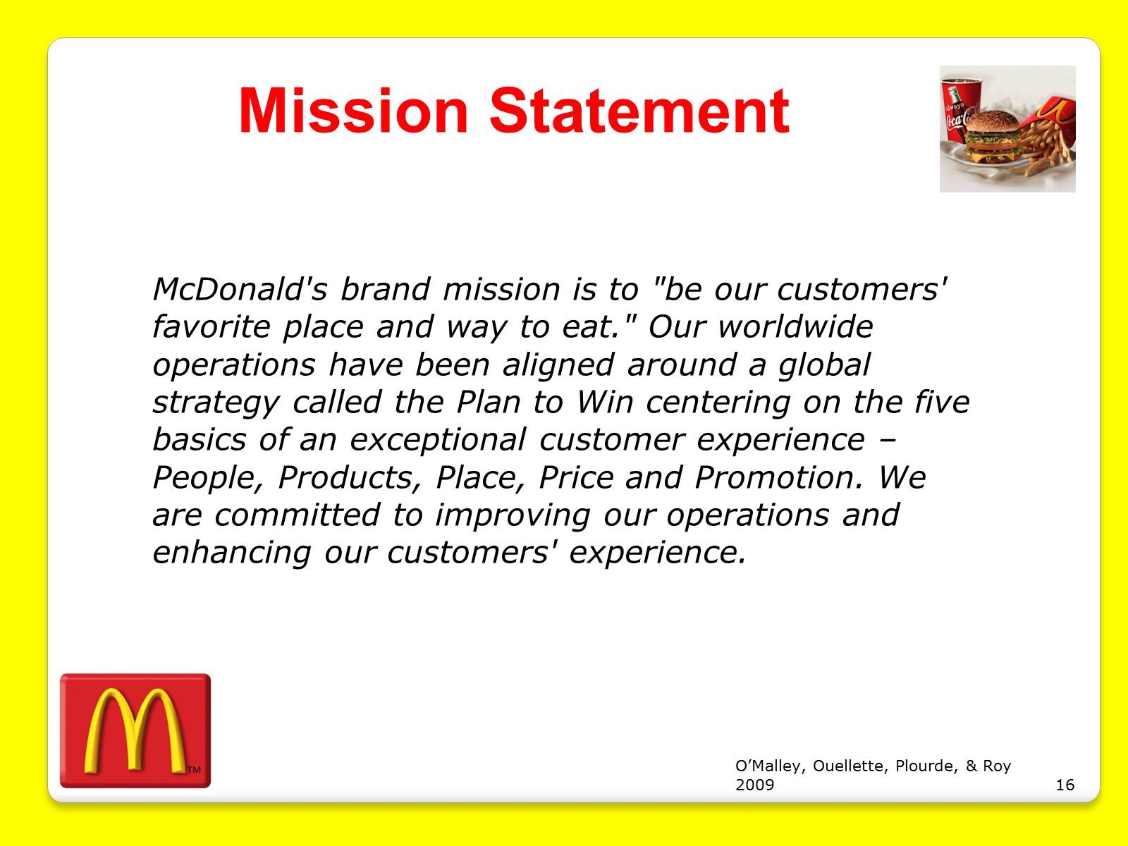 Презентація на тему «McDonald&#8217;s Corporation» - Слайд #16