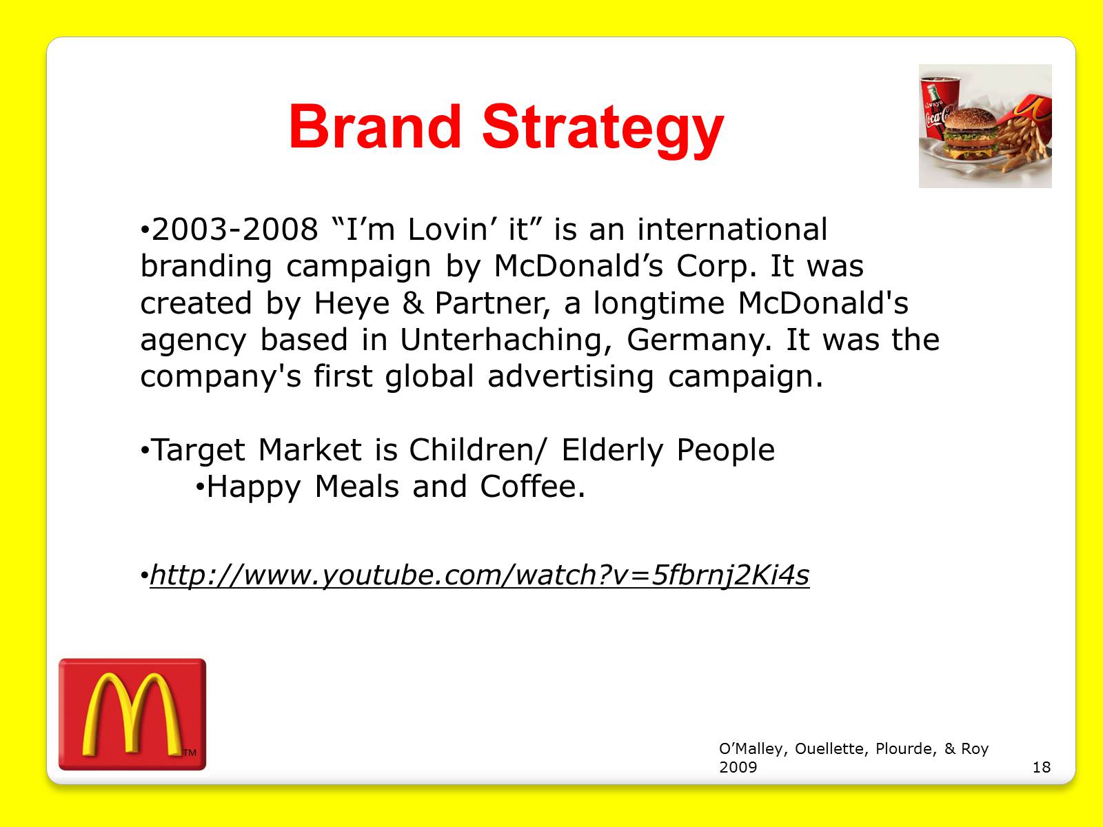 Презентація на тему «McDonald&#8217;s Corporation» - Слайд #18