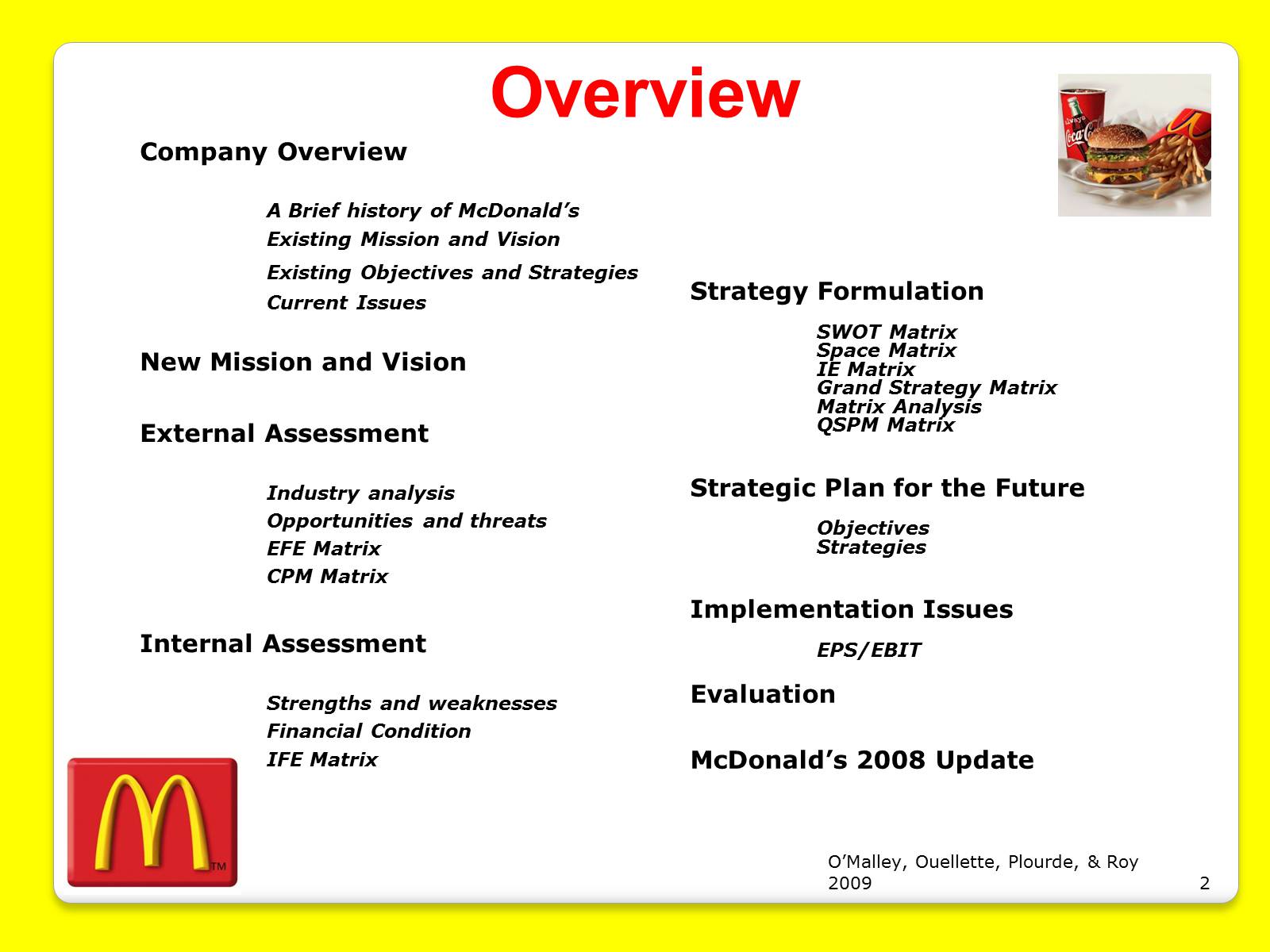 Презентація на тему «McDonald&#8217;s Corporation» - Слайд #2
