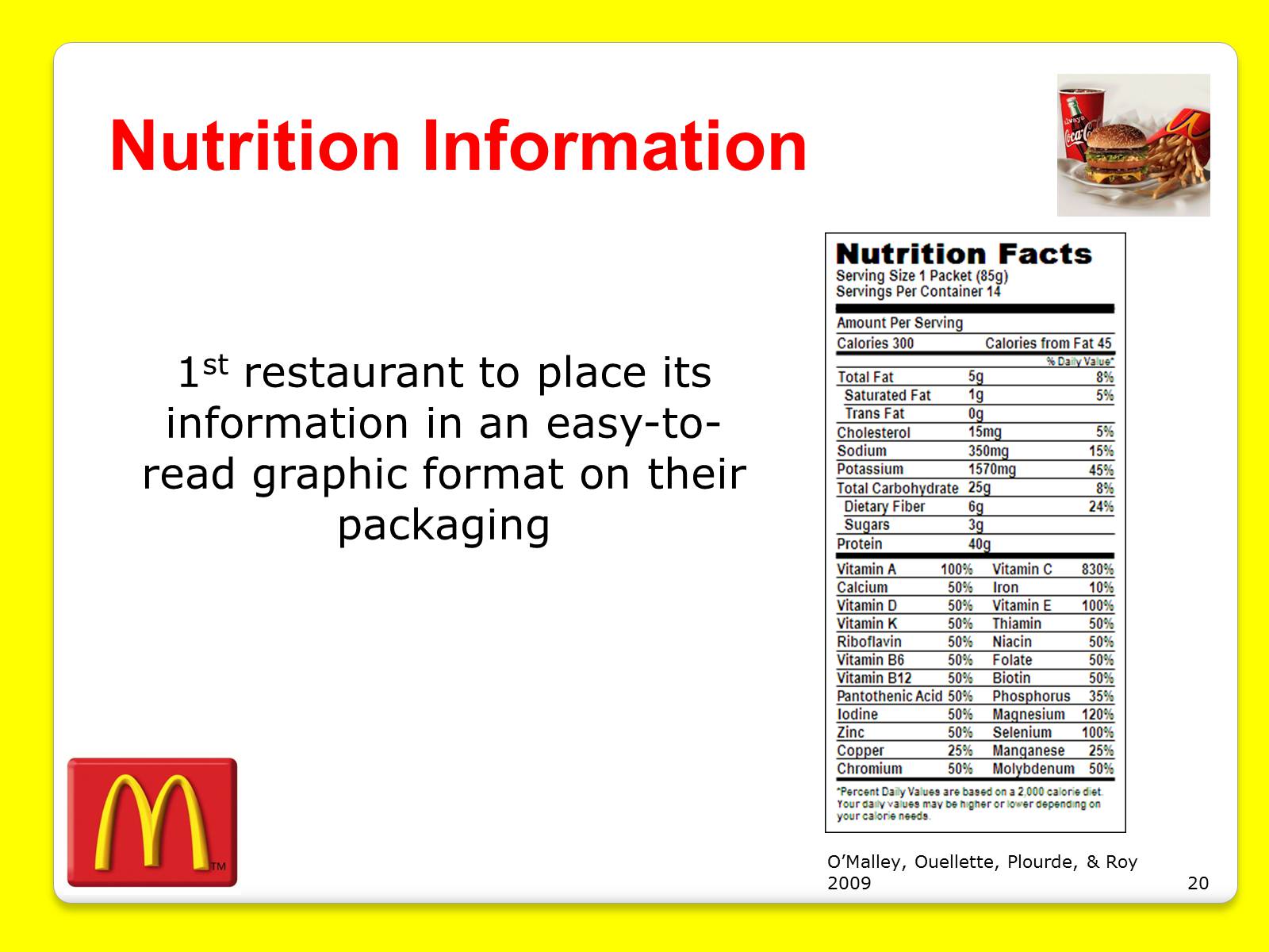 Презентація на тему «McDonald&#8217;s Corporation» - Слайд #20