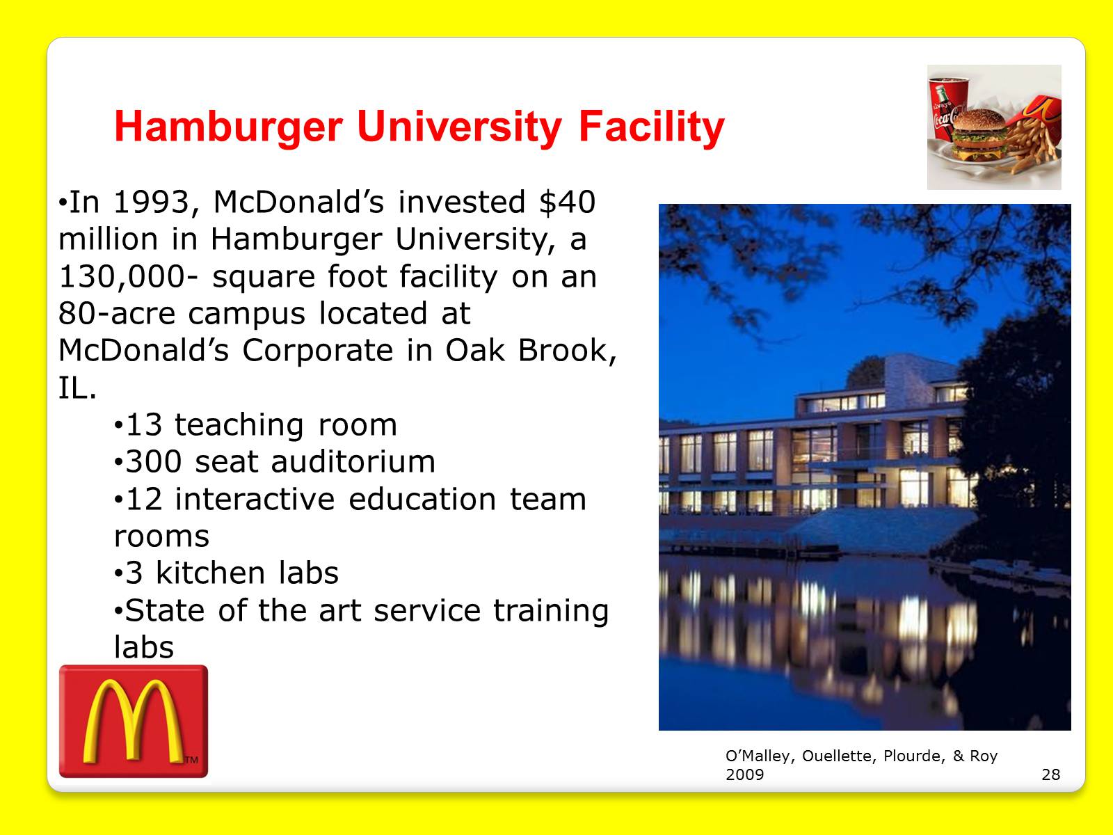 Презентація на тему «McDonald&#8217;s Corporation» - Слайд #28