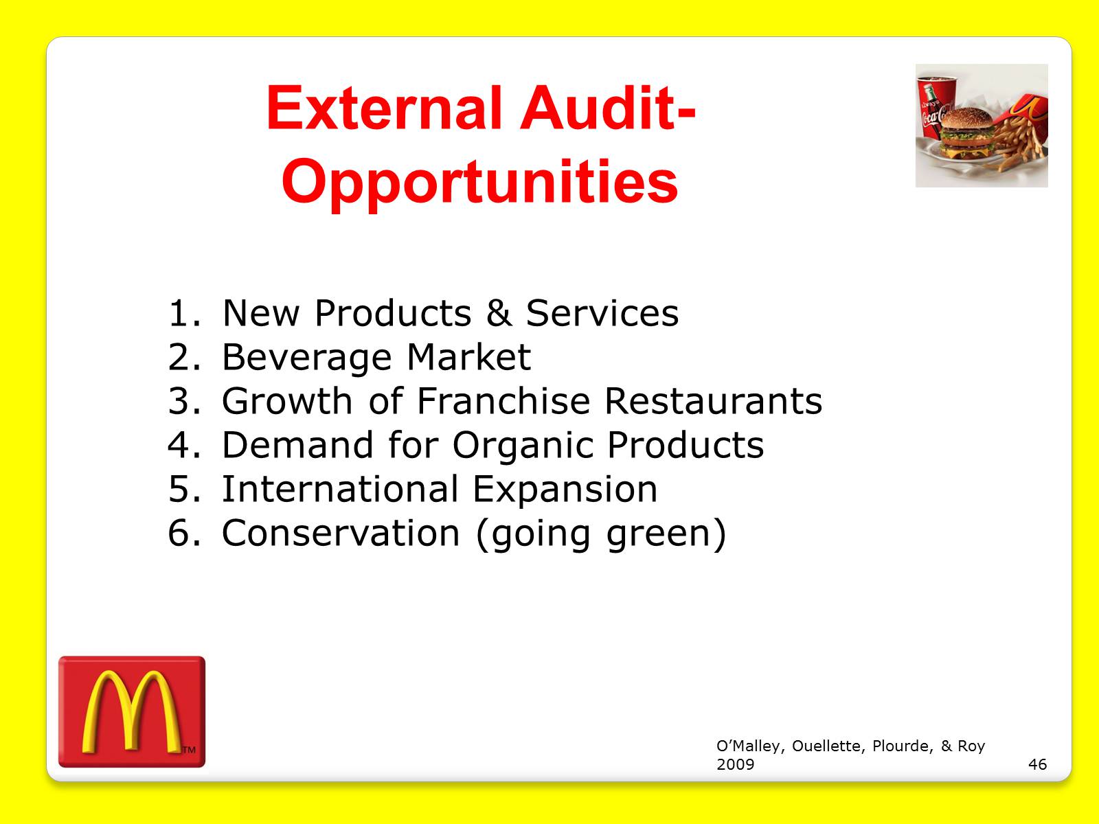 Презентація на тему «McDonald&#8217;s Corporation» - Слайд #46