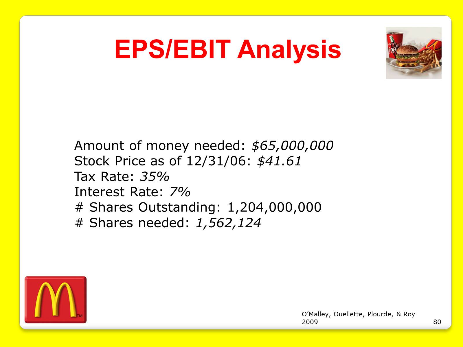 Презентація на тему «McDonald&#8217;s Corporation» - Слайд #80