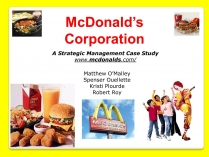 Презентація на тему «McDonald&#8217;s Corporation»