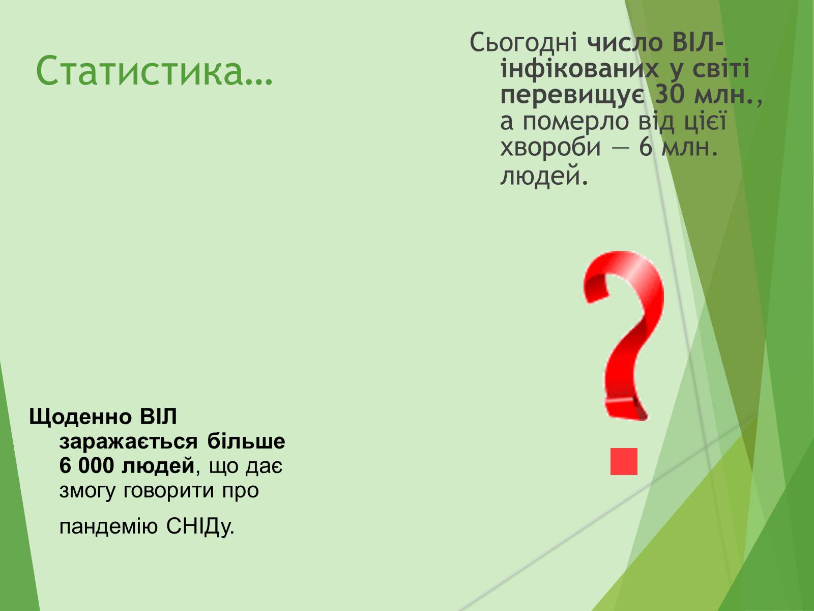 Презентація на тему «ВІЛ. СНІД. інфекції ІПСШ: шляхи передачі і методи захисту» (варіант 7) - Слайд #33