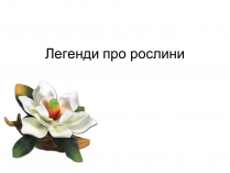 Презентація на тему «Легенди про рослини»