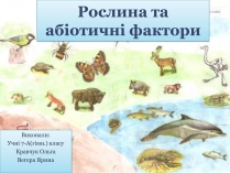 Презентація на тему «Рослина та абіотичні фактори»