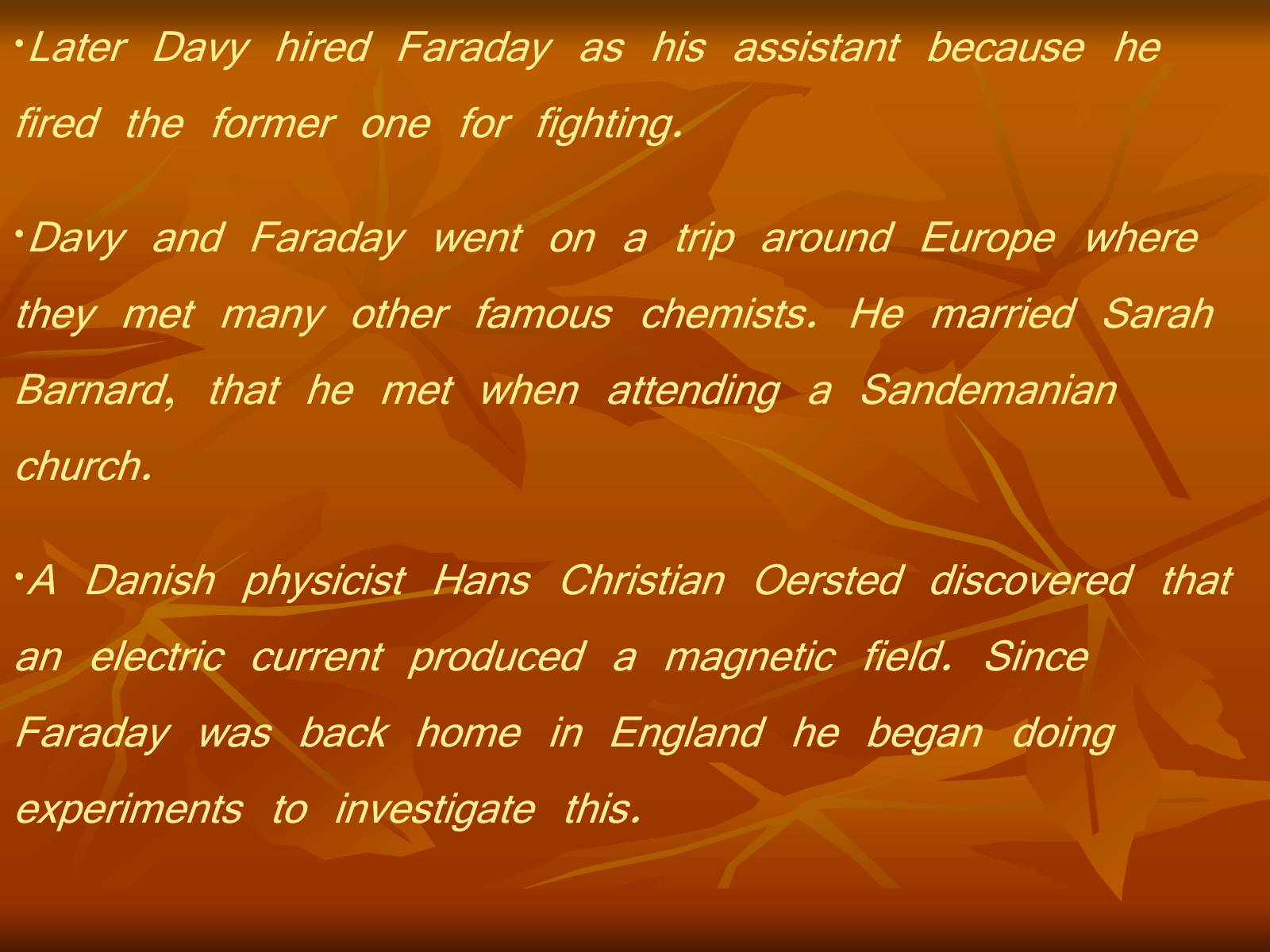 Презентація на тему «Michael Faraday» - Слайд #4