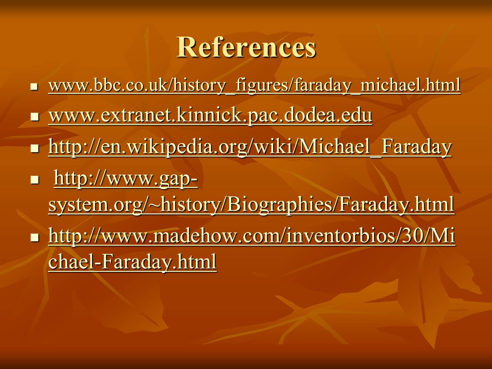 Презентація на тему «Michael Faraday» - Слайд #9