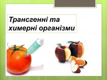 Презентація на тему «Трансгенні організми» (варіант 2)