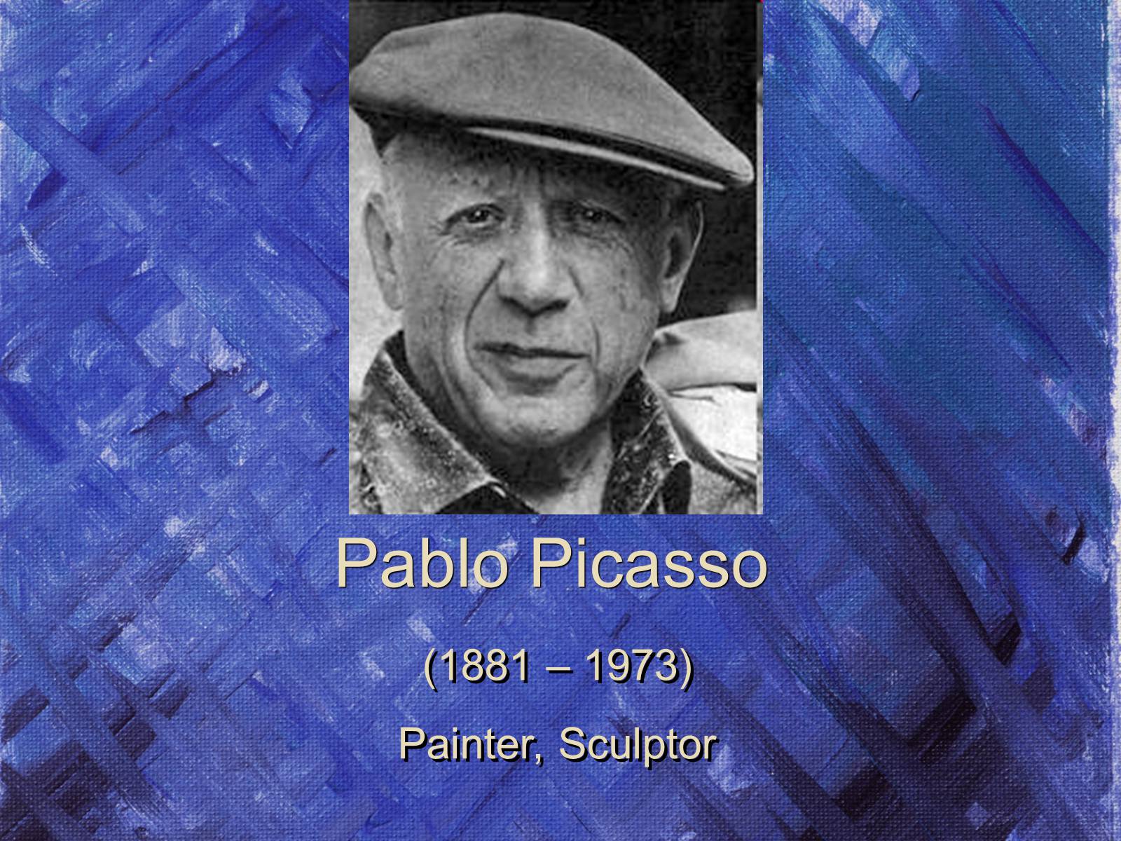 Презентація на тему «Pablo Picasso» (варіант 1) - Слайд #1