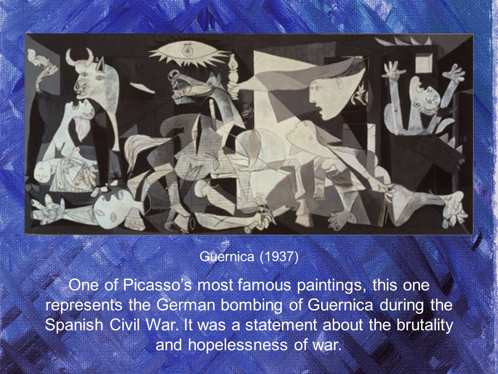Презентація на тему «Pablo Picasso» (варіант 1) - Слайд #12