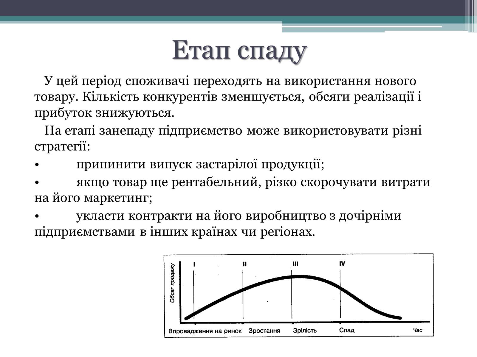 Презентація на тему «Теорія життєвого циклу товару та її практичне використання в підприємницькій діяльності» - Слайд #6