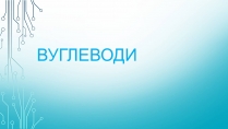 Презентація на тему «Вуглеводи як компоненти їжі, їх роль у житті людини» (варіант 29)