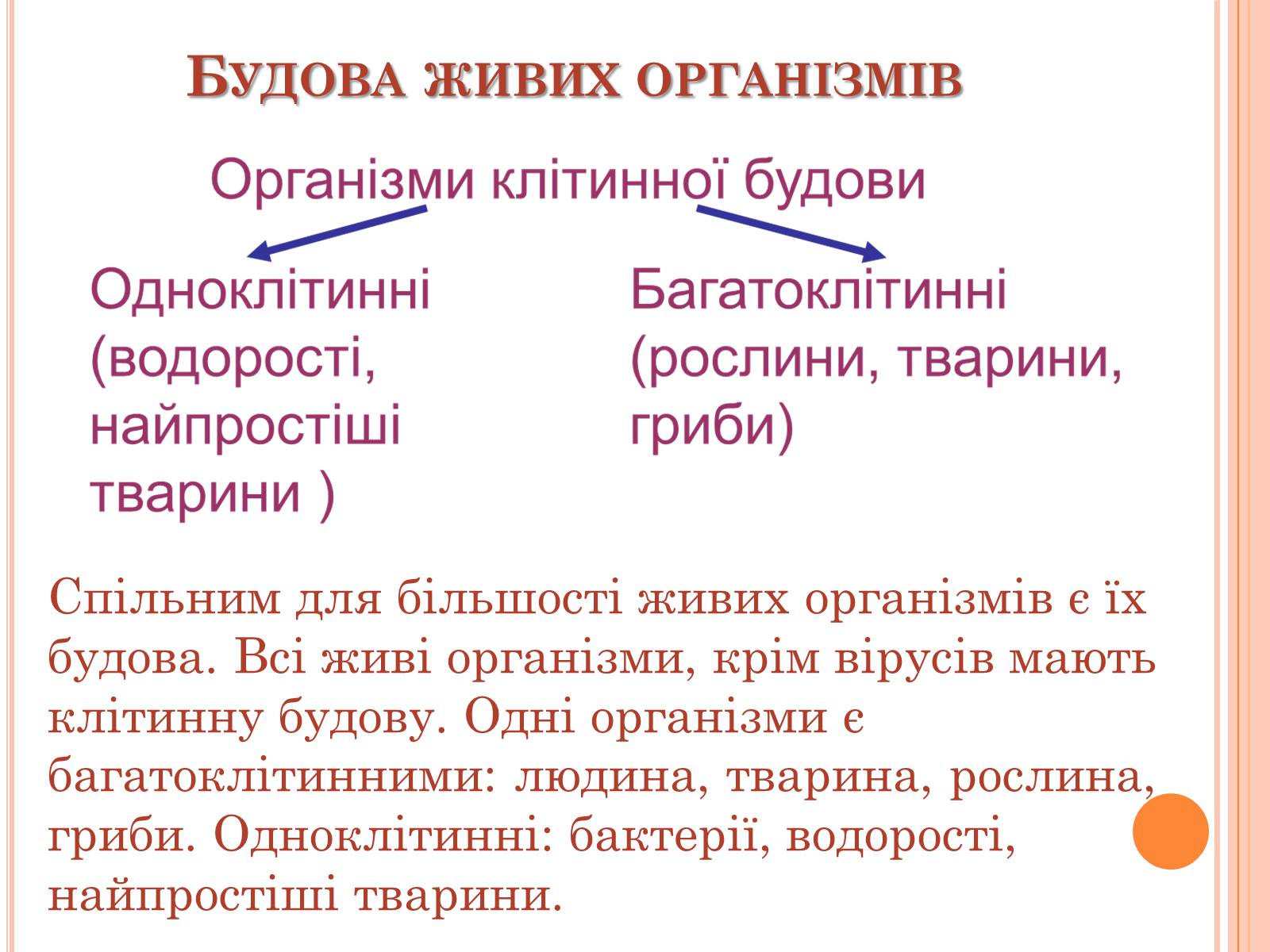 Презентація на тему «Властивості організмів. Їхній ріст та розвиток» (варіант 1) - Слайд #7