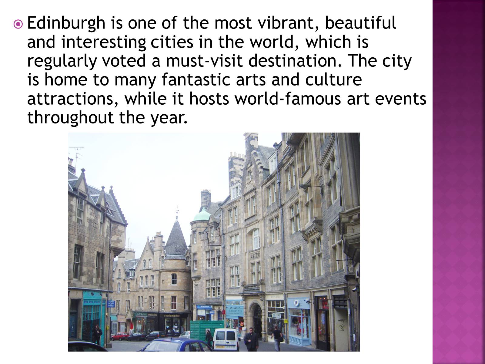 Презентація на тему «Edinburgh» (варіант 2) - Слайд #4