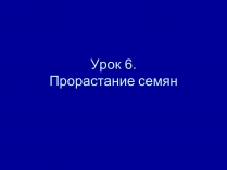 Презентація на тему «Прорастание семян»