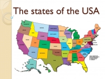 Презентація на тему «The states of the USA»