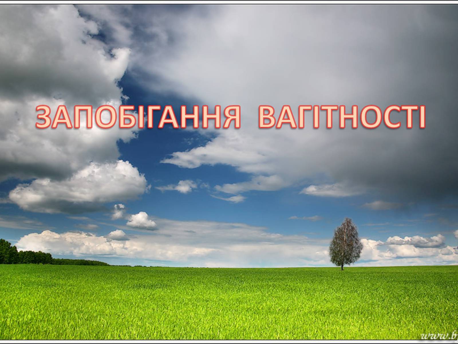 Презентація на тему «Запобігання вагітності» - Слайд #1