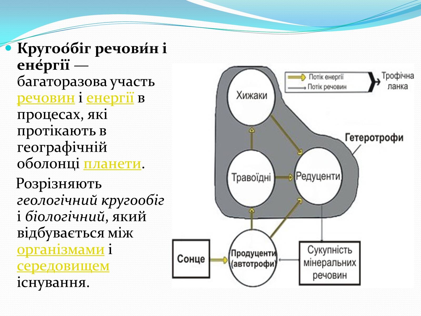 Презентація на тему «Кругообіг речовин у природі» (варіант 1) - Слайд #2