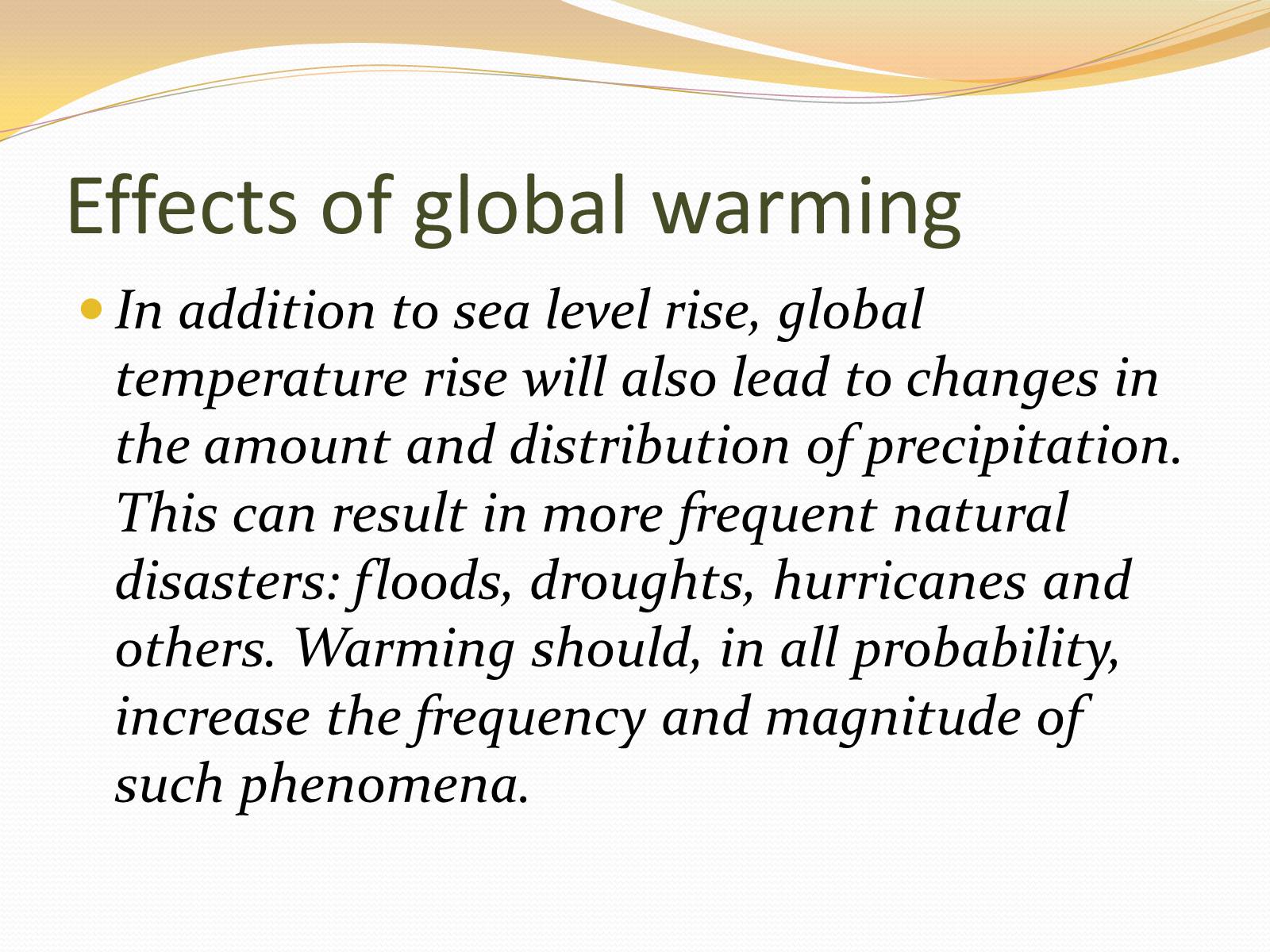 Презентація на тему «Project work on Global Warming» - Слайд #4