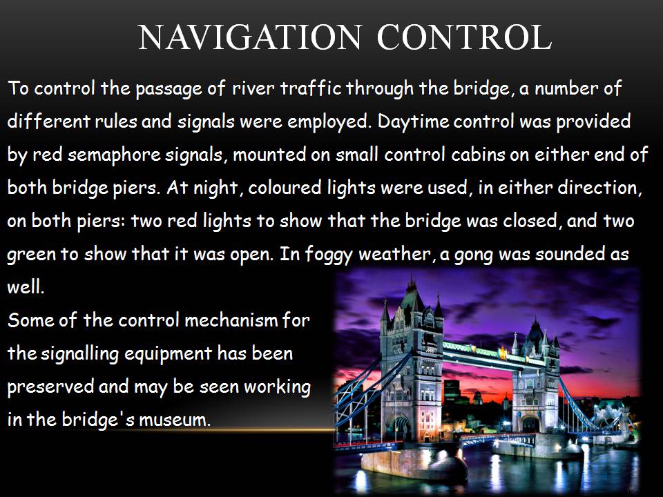 Презентація на тему «The Tower Bridge» - Слайд #5