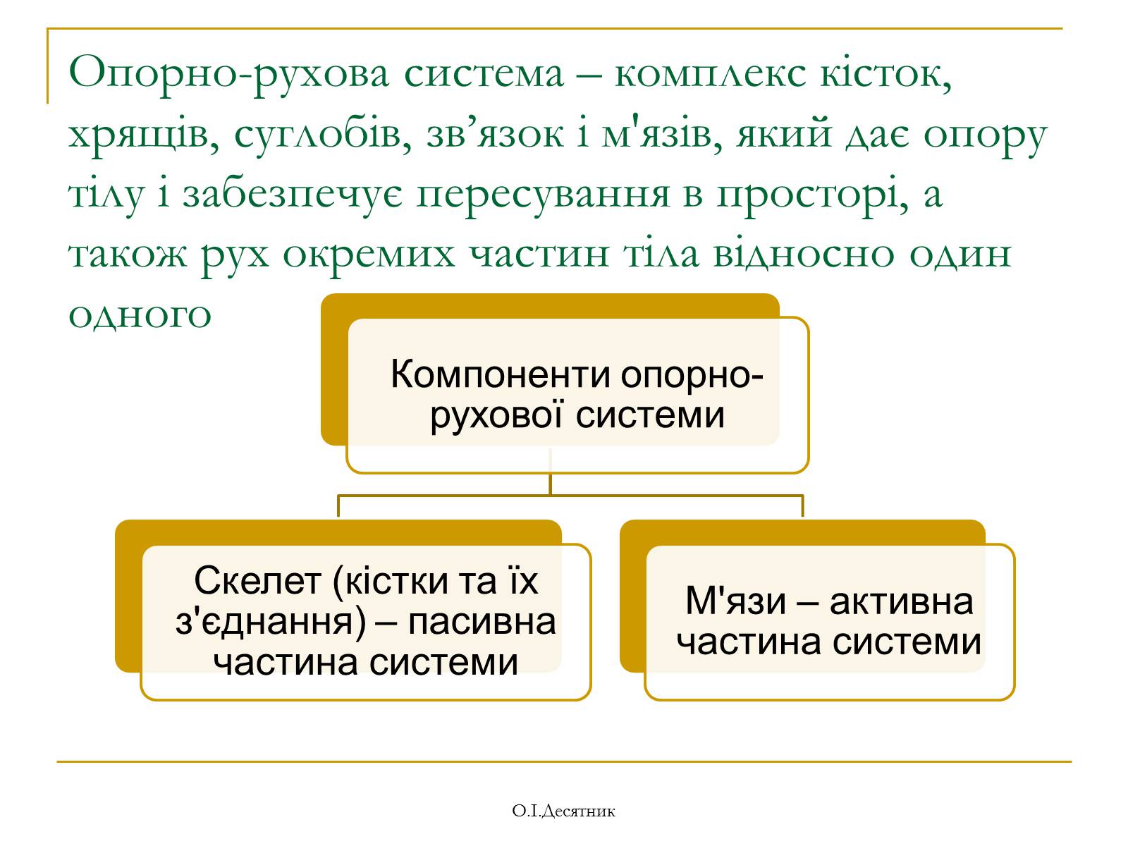 Презентація на тему «Система органів опори і руху» - Слайд #2