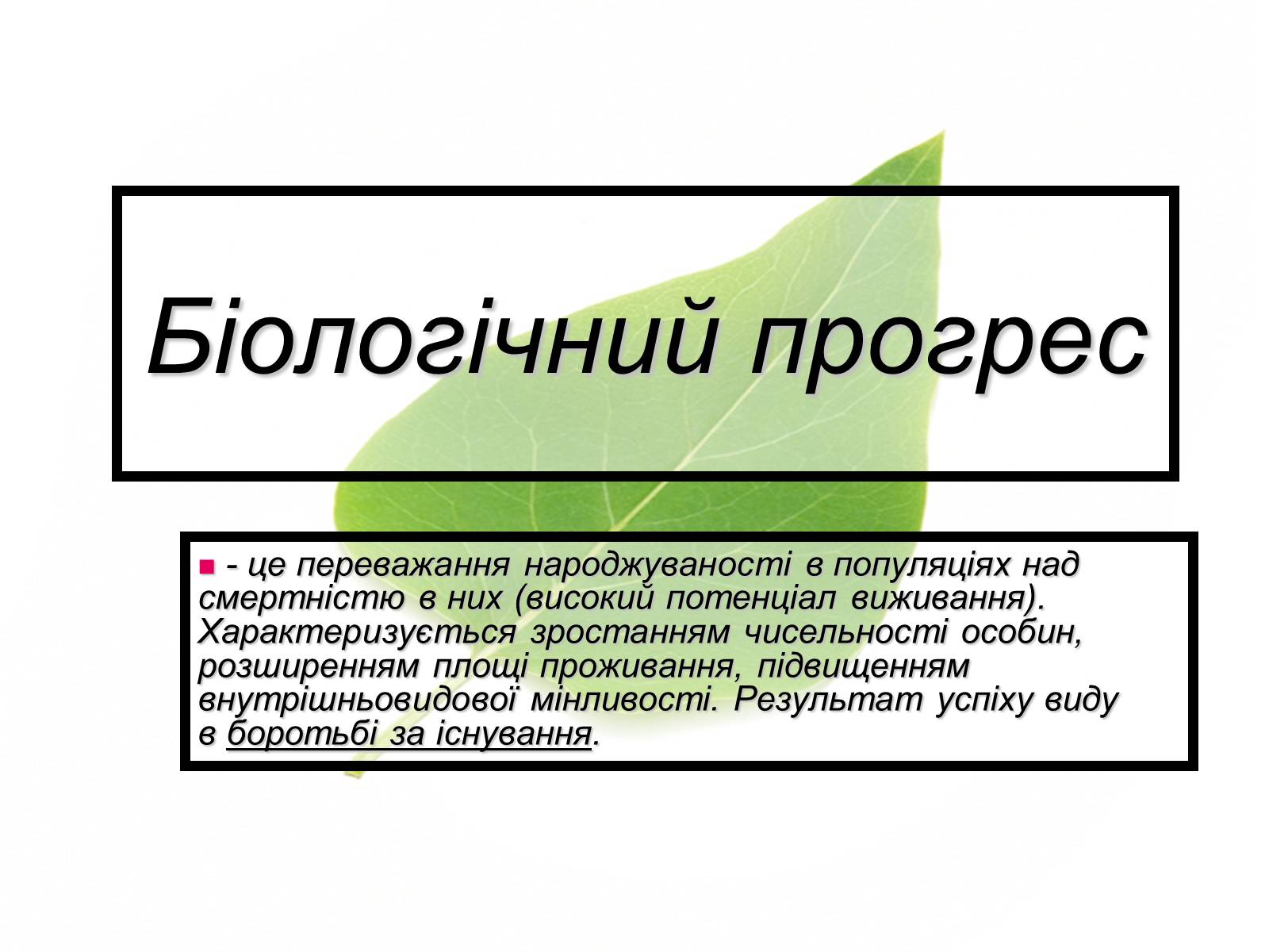 Презентація на тему «Основний результат еволюції» - Слайд #19