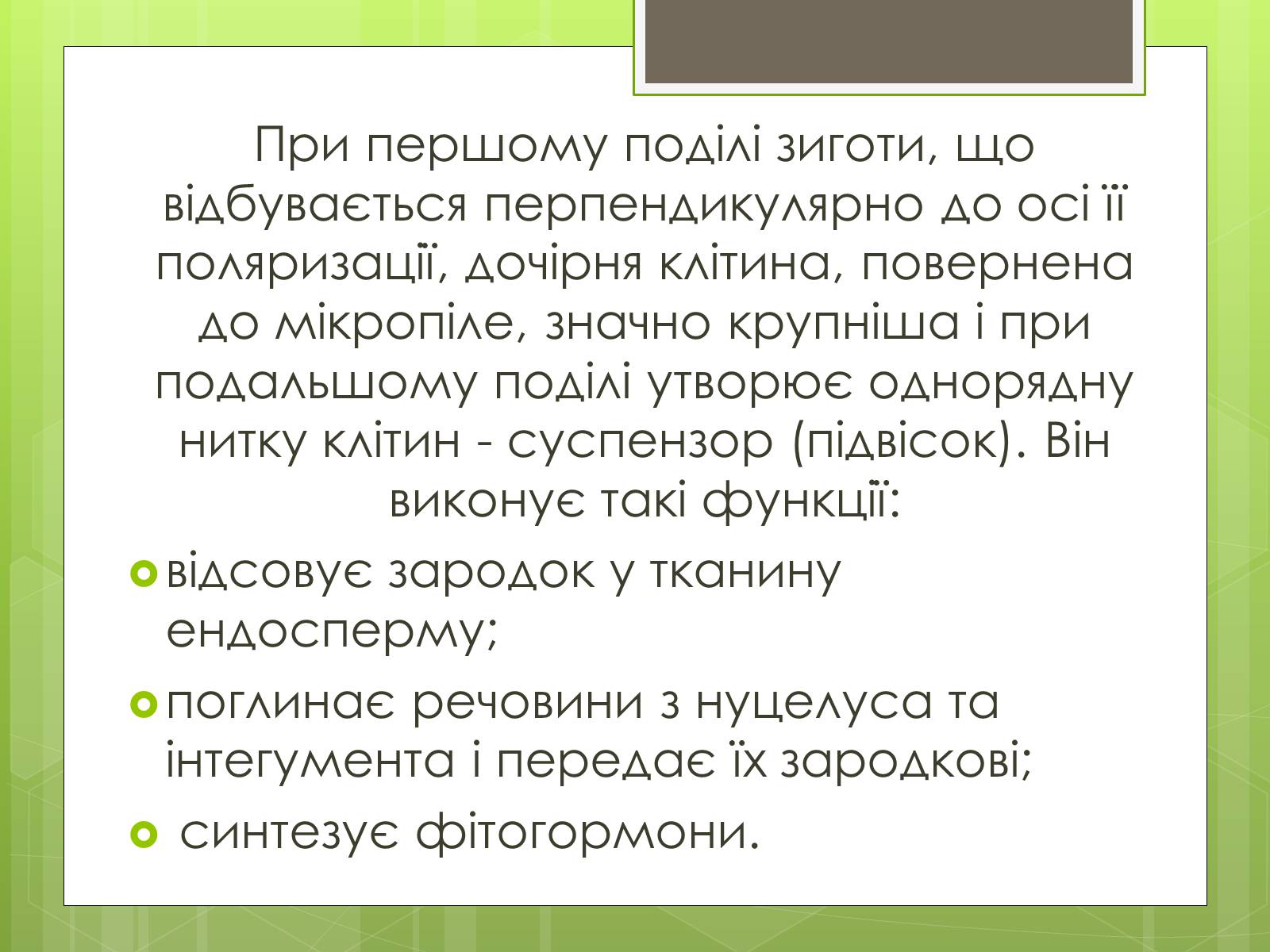 Презентація на тему «Ембріональний етап» - Слайд #6