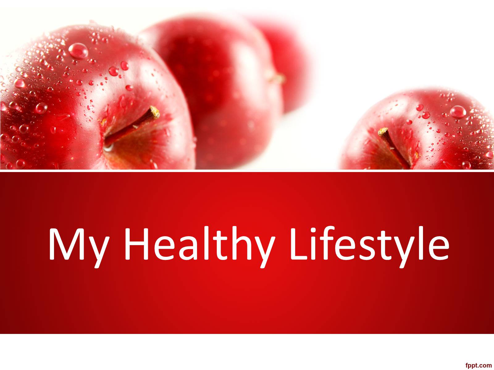 Презентація на тему «My healthy lifestyle» - Слайд #1