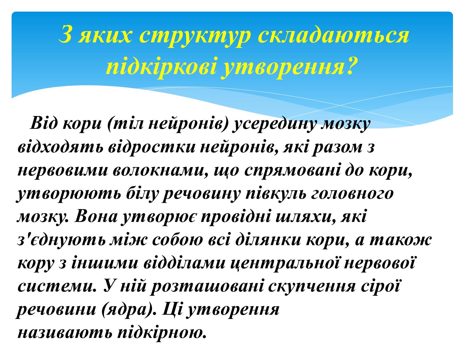 Презентація на тему «Кора головного мозку» - Слайд #6