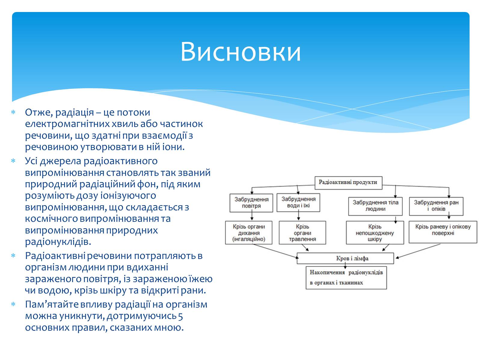 Презентація на тему «Біологічний вплив радіоактивного випромінювання» (варіант 2) - Слайд #29