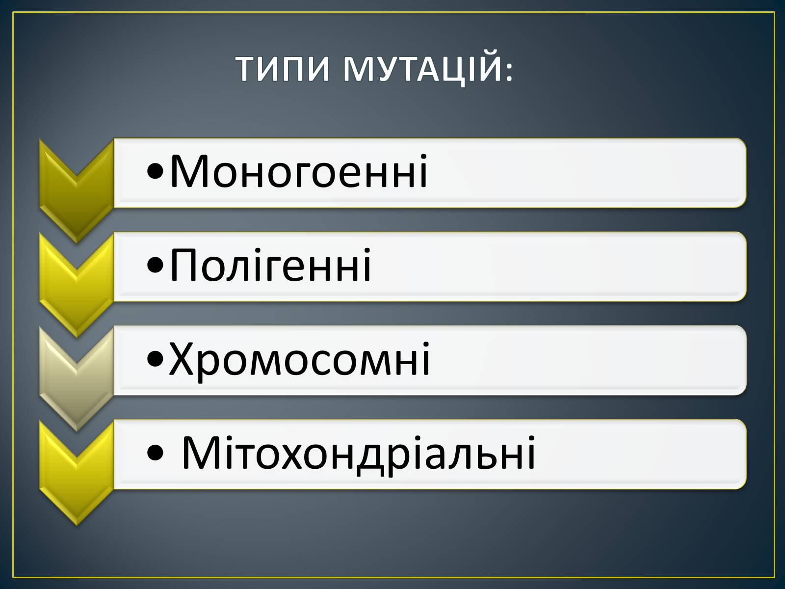 Презентація на тему «Типи генетичних хвороб людини» (варіант 3) - Слайд #4