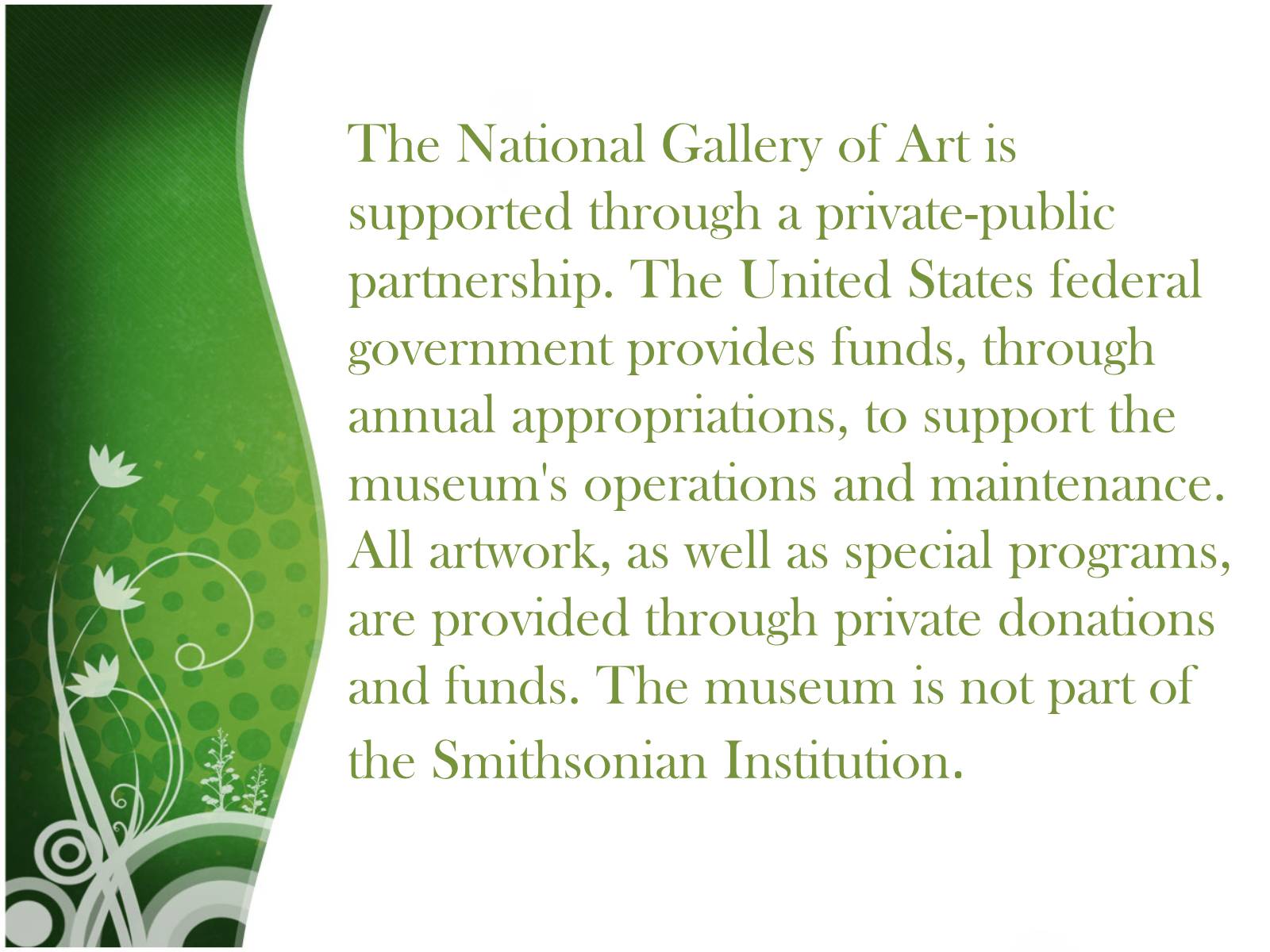 Презентація на тему «National Gallery of Art» (варіант 1) - Слайд #5