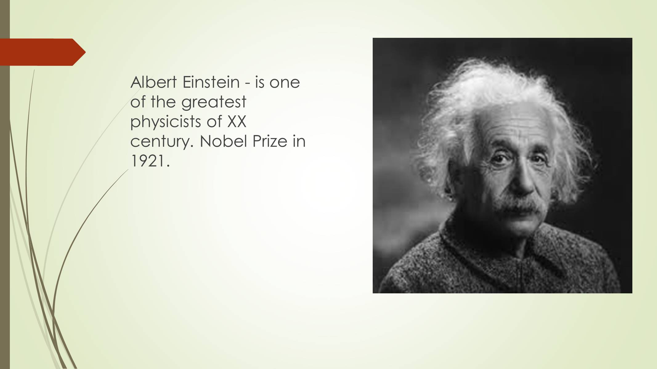 Презентація на тему «Albert Einstein» (варіант 2) - Слайд #2