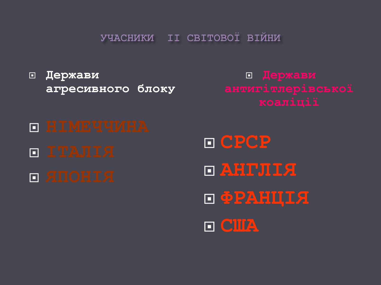 Презентація на тему «Причини і початок другої світової війни» - Слайд #7