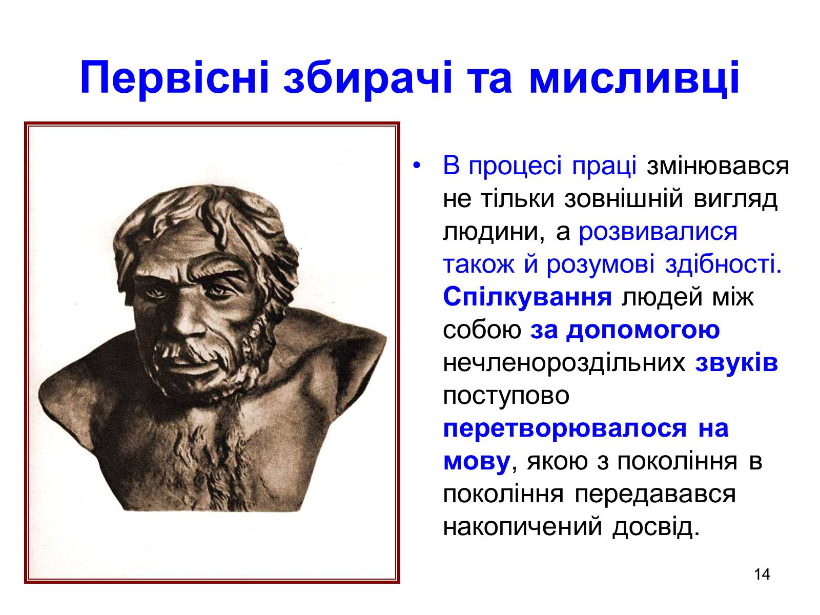 Презентація на тему «Первісні збирачі та мисливці» - Слайд #14