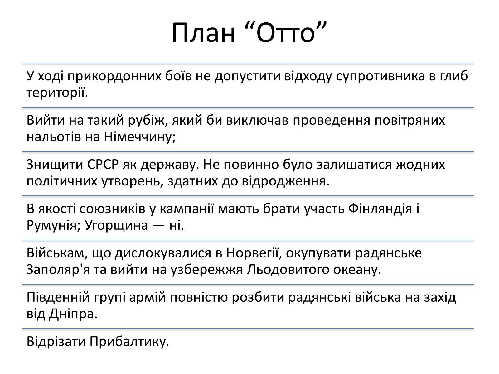 Презентація на тему «План «Барбаросса»» - Слайд #12